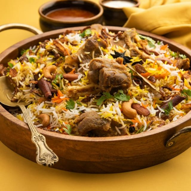 Gongura Goat Biryani.