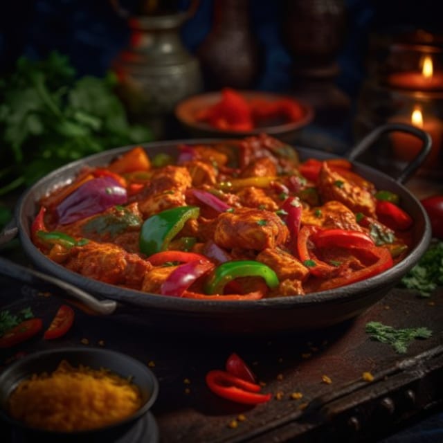 Kadai Chicken.